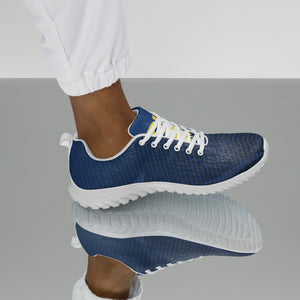 Men’s athletic walking shoes navy blue