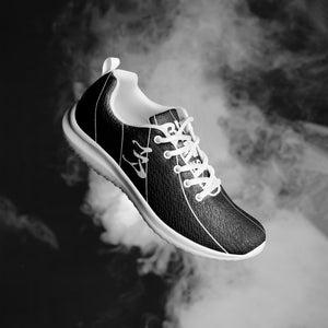 Open image in slideshow, Men’s athletic walking shoes black
