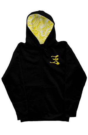 Open image in slideshow, id zip heavyweight hoodie yellow design
