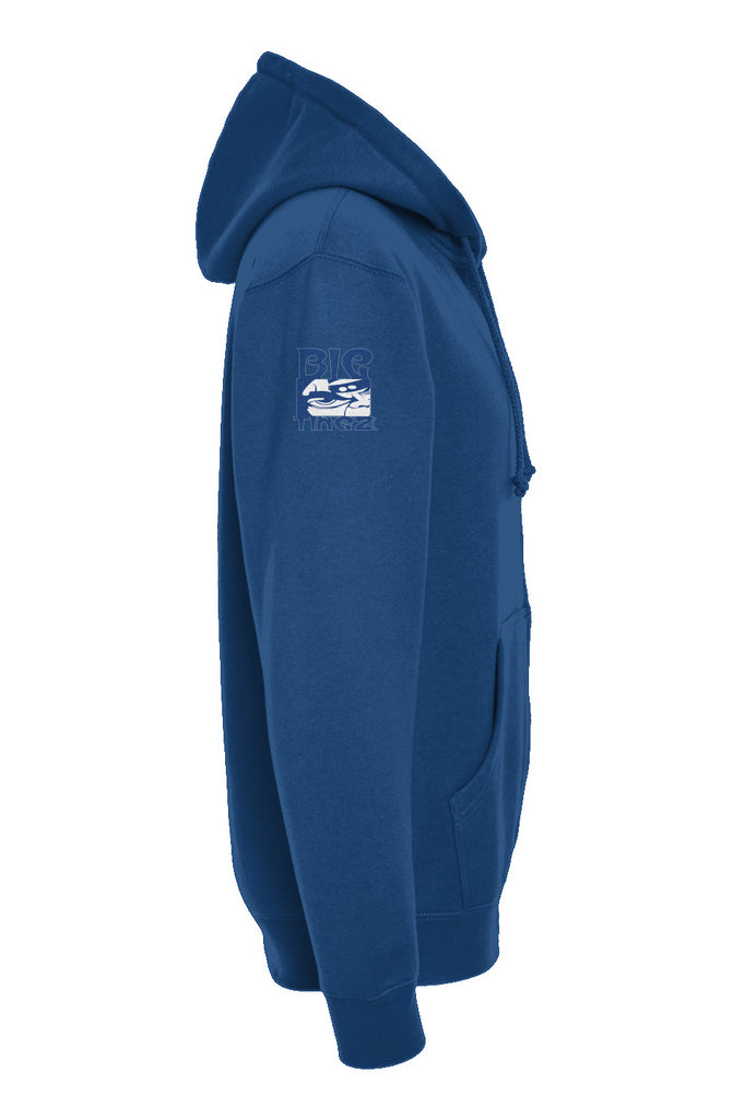 id zip heavyweight hoodie blue design