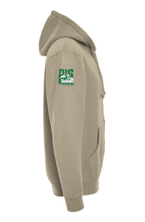 id zip heavyweight hoodie green design