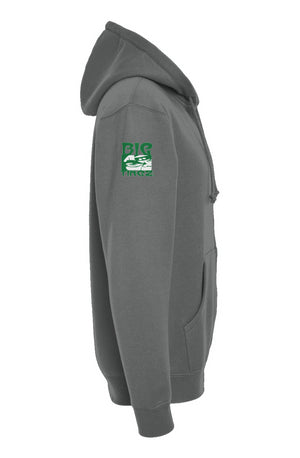 Open image in slideshow, id zip heavyweight hoodie green design
