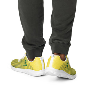 Men’s athletic walking shoes yellow