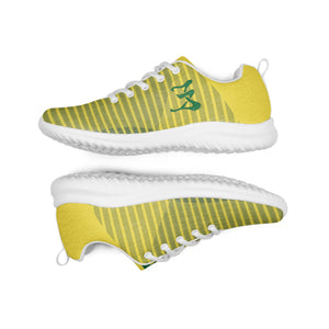 Open image in slideshow, Men’s athletic walking shoes yellow

