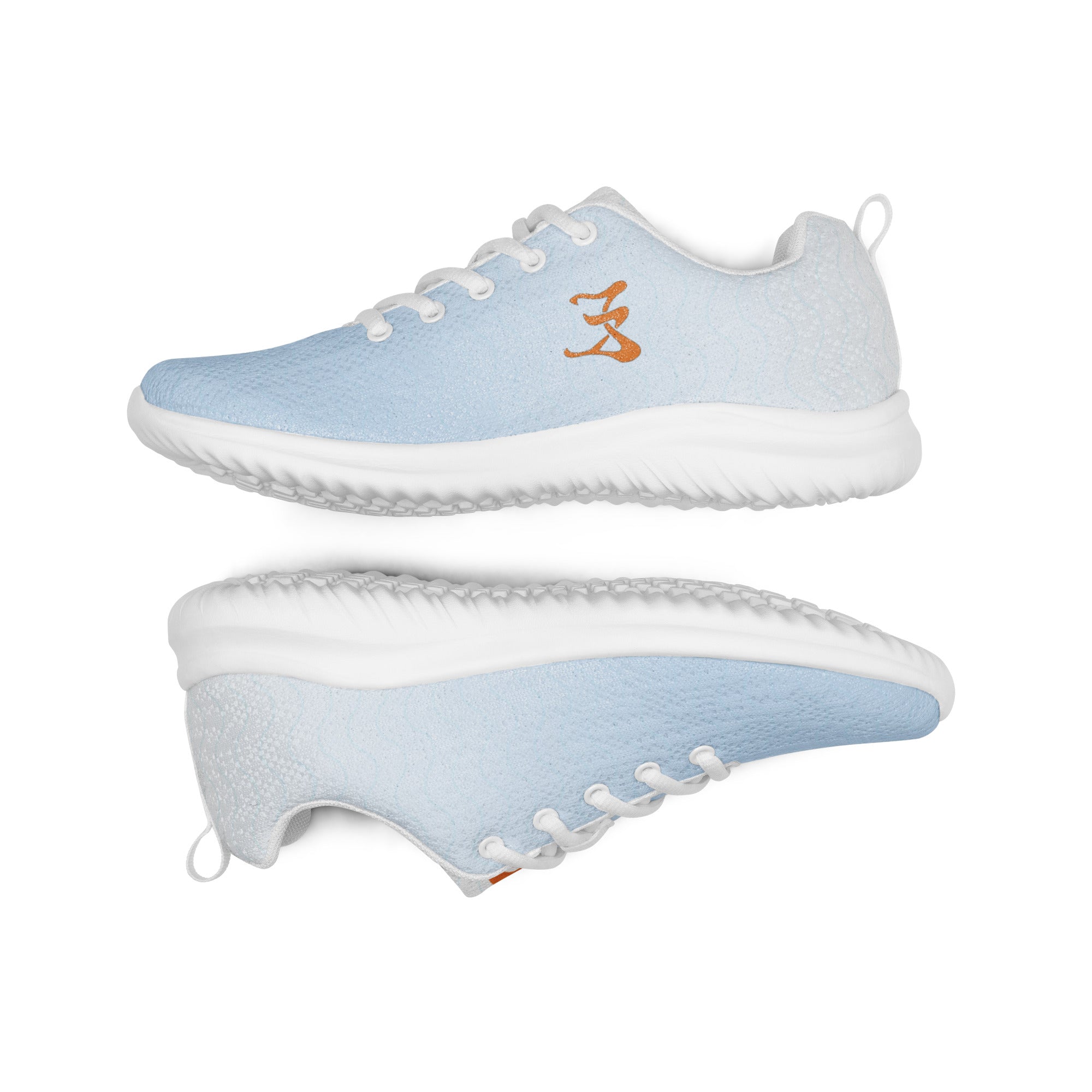 Men’s athletic walking shoes baby blue