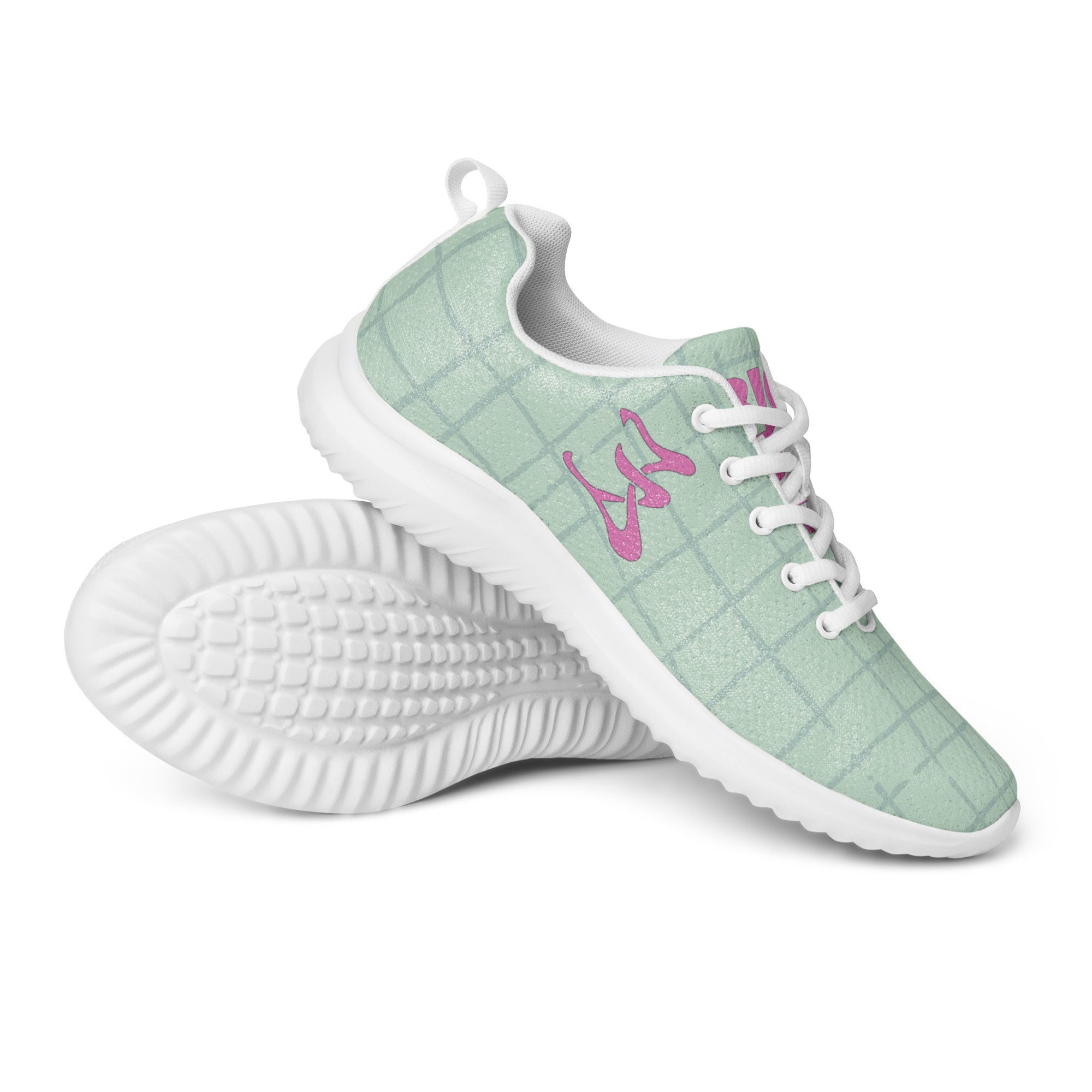 Women’s athletic walking shoes turquoise