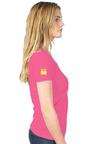 Open image in slideshow, womens tultex v neck logo # 1,2 (3)

