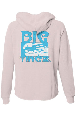 Womens lightweight wash zip hoodie logo #1,2