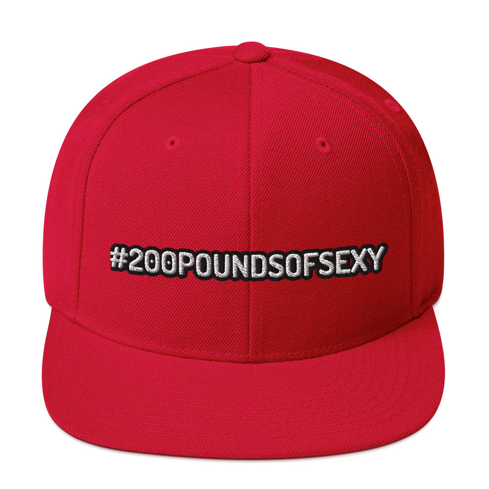 Snapback Hat #200Poundsofsexy