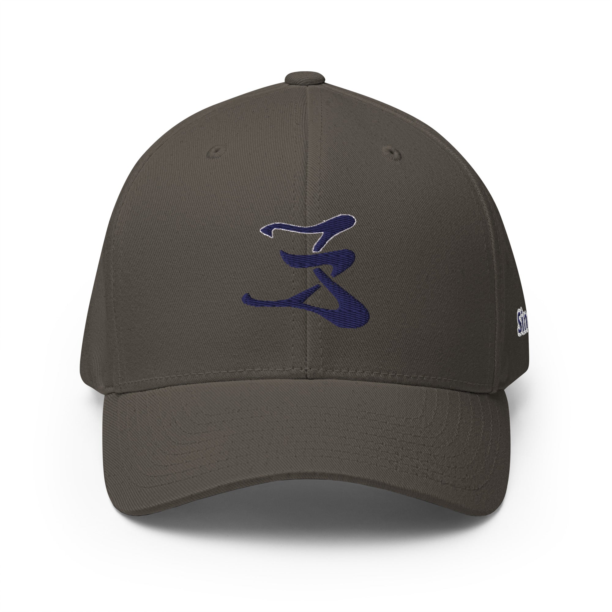 Structured Twill Cap Navy Blue logo #1