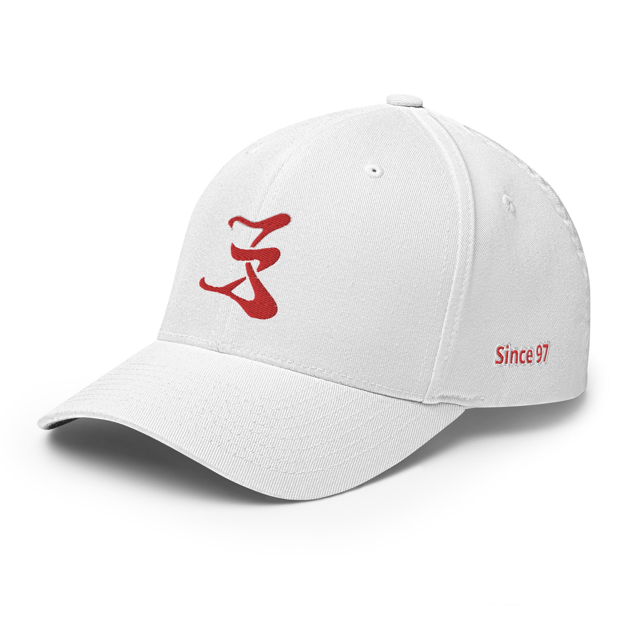 Structured Twill Cap Red logo #1