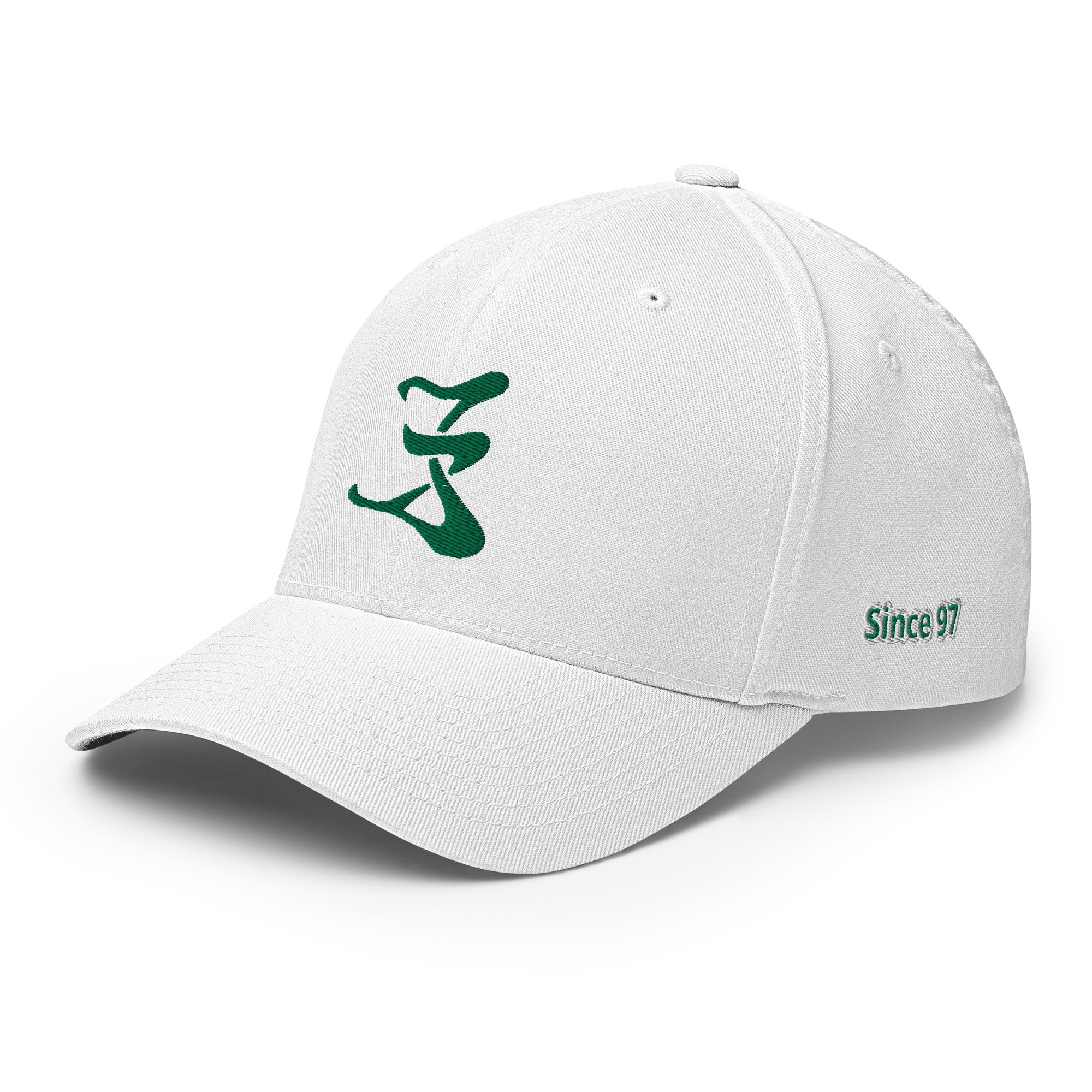 Structured Twill Cap Green logo #1