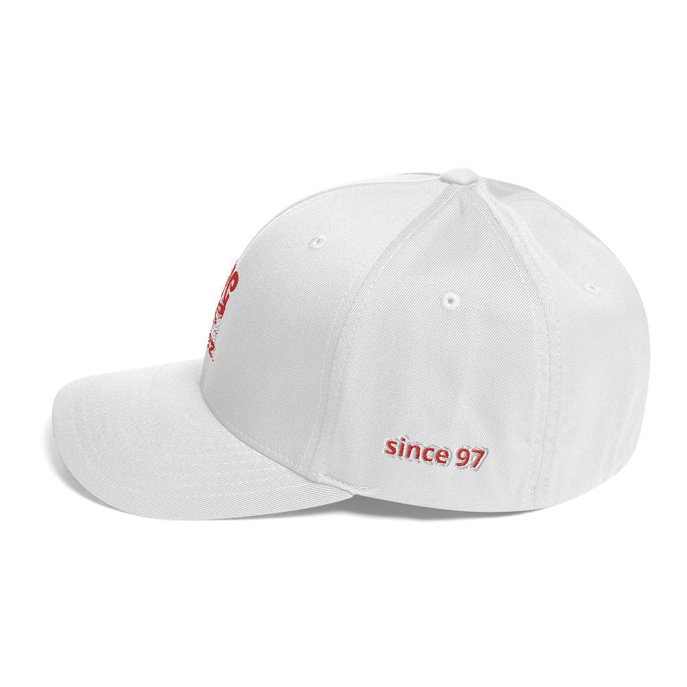 Structured Twill Cap Red logo #2