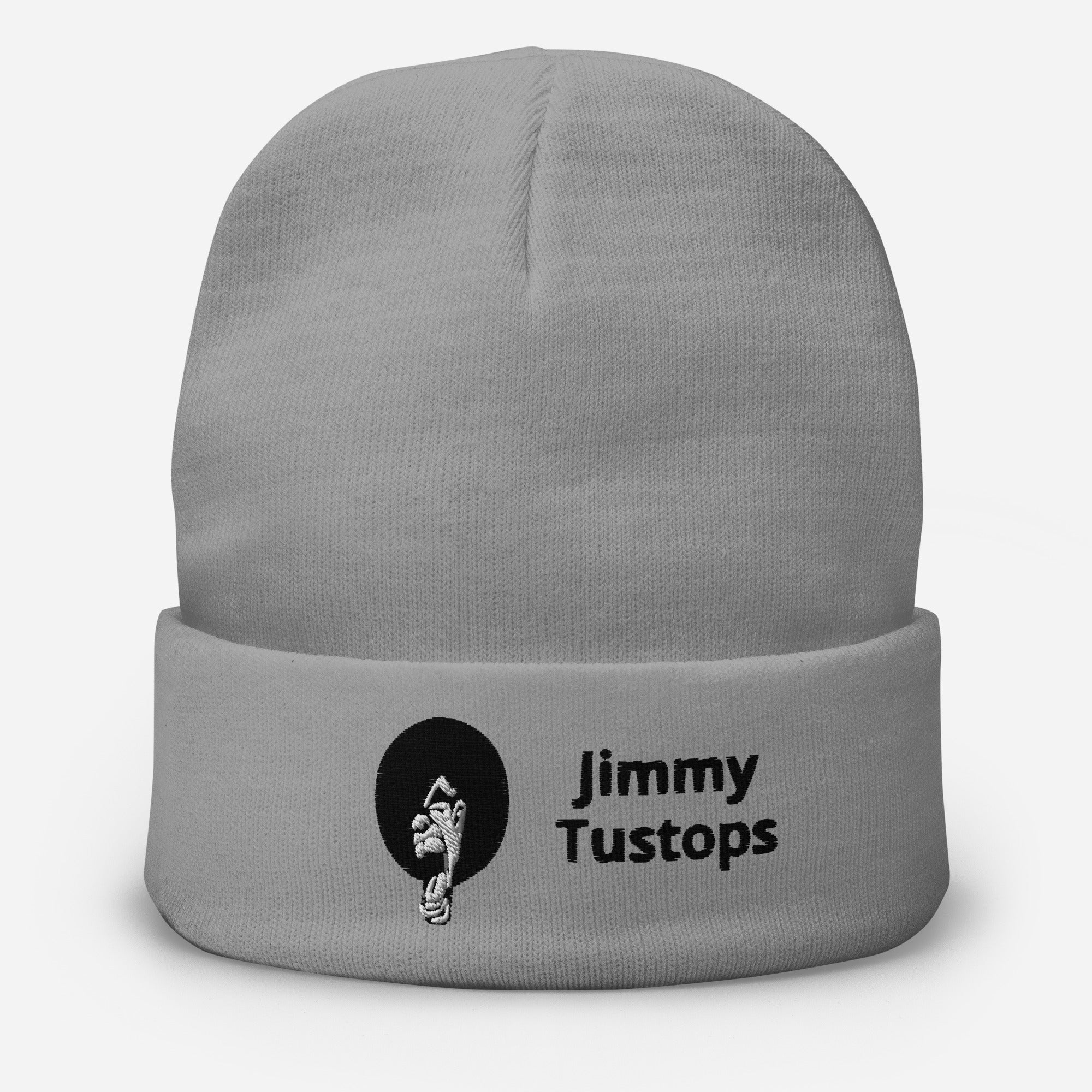Embroidered Beanie jimmy tustops black