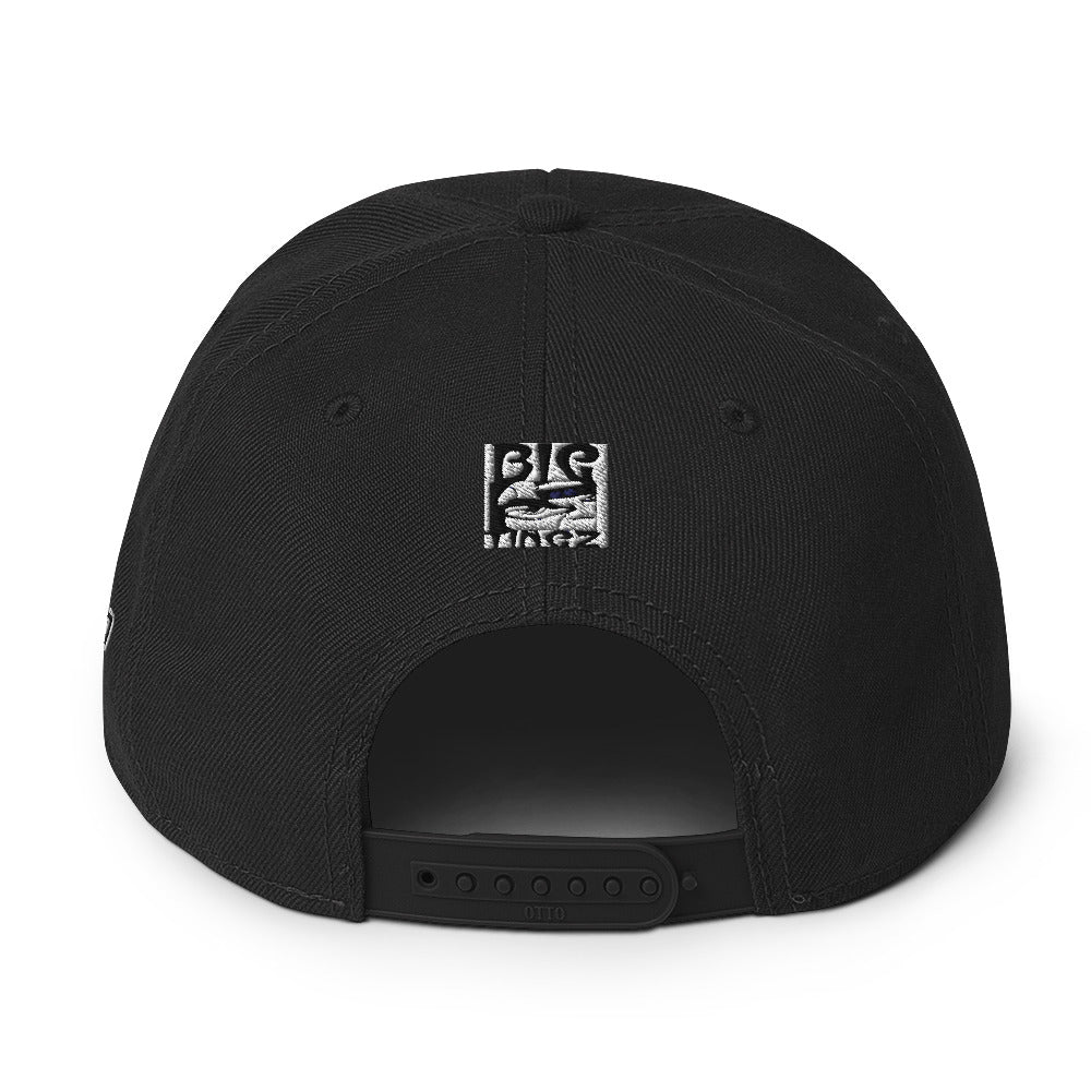 Snapback Hat Black logo #1