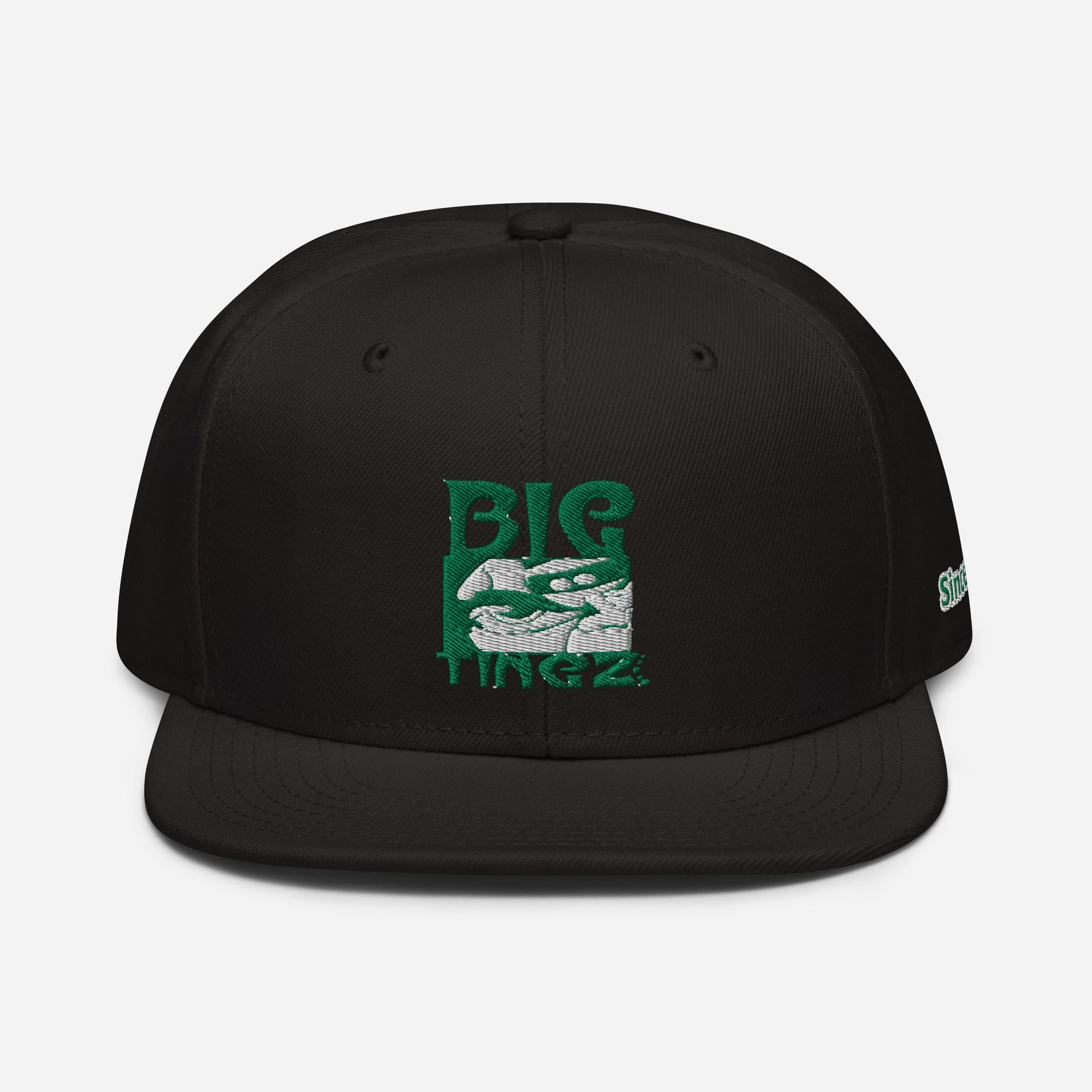 Snapback Hat green logo #2
