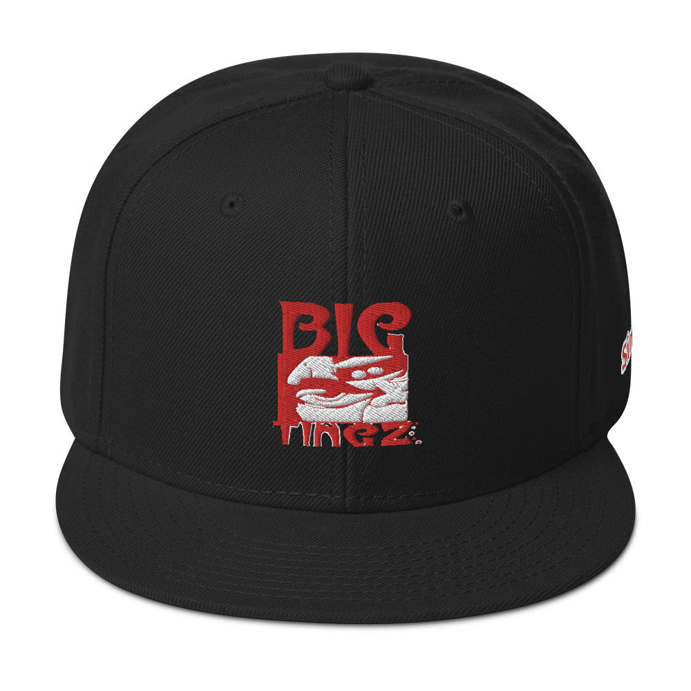 Snapback Hat Red logo #2