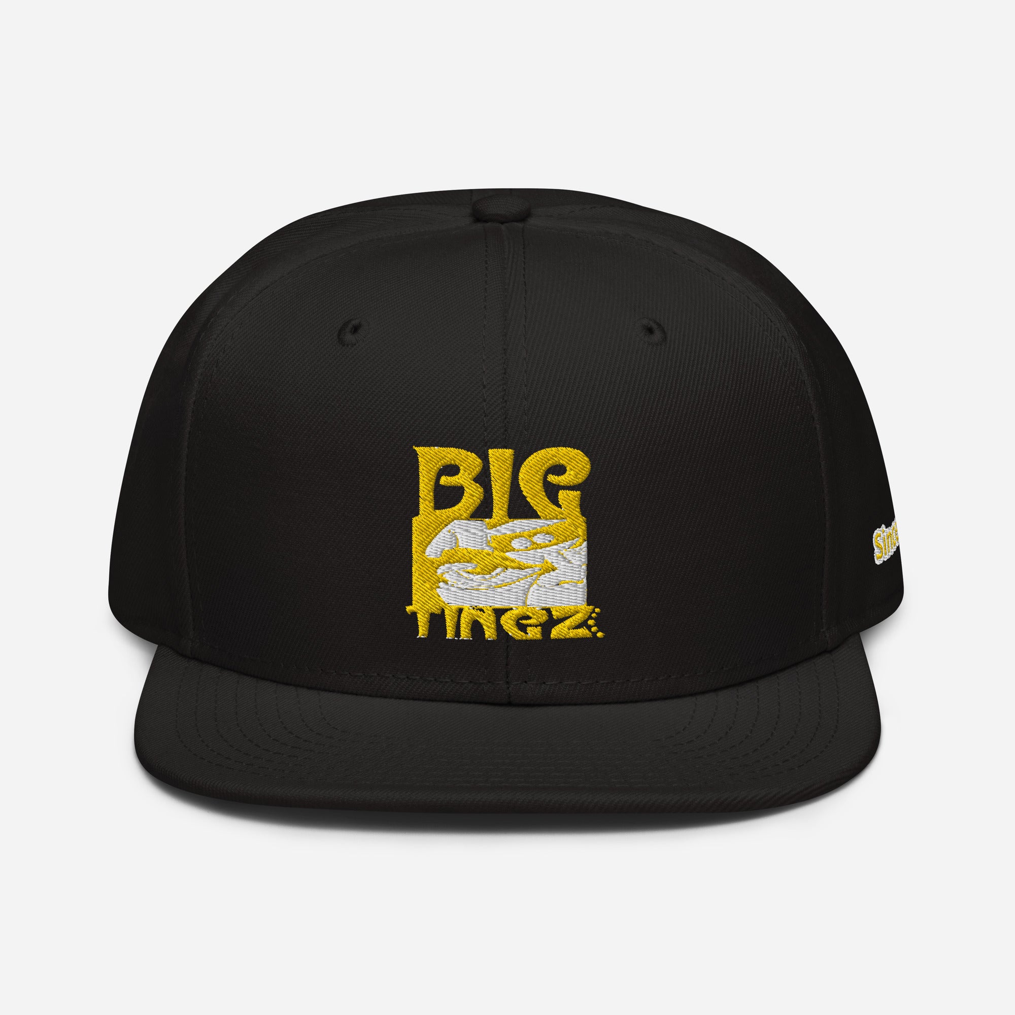 Snapback Hat Yellow logo #2