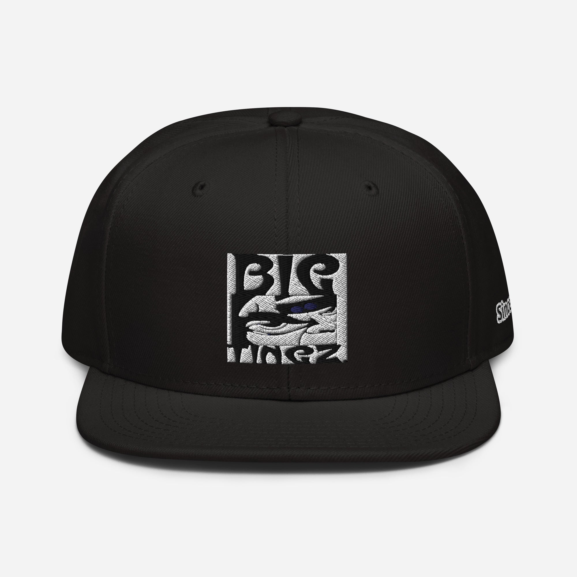 Snapback Hat Black logo #2