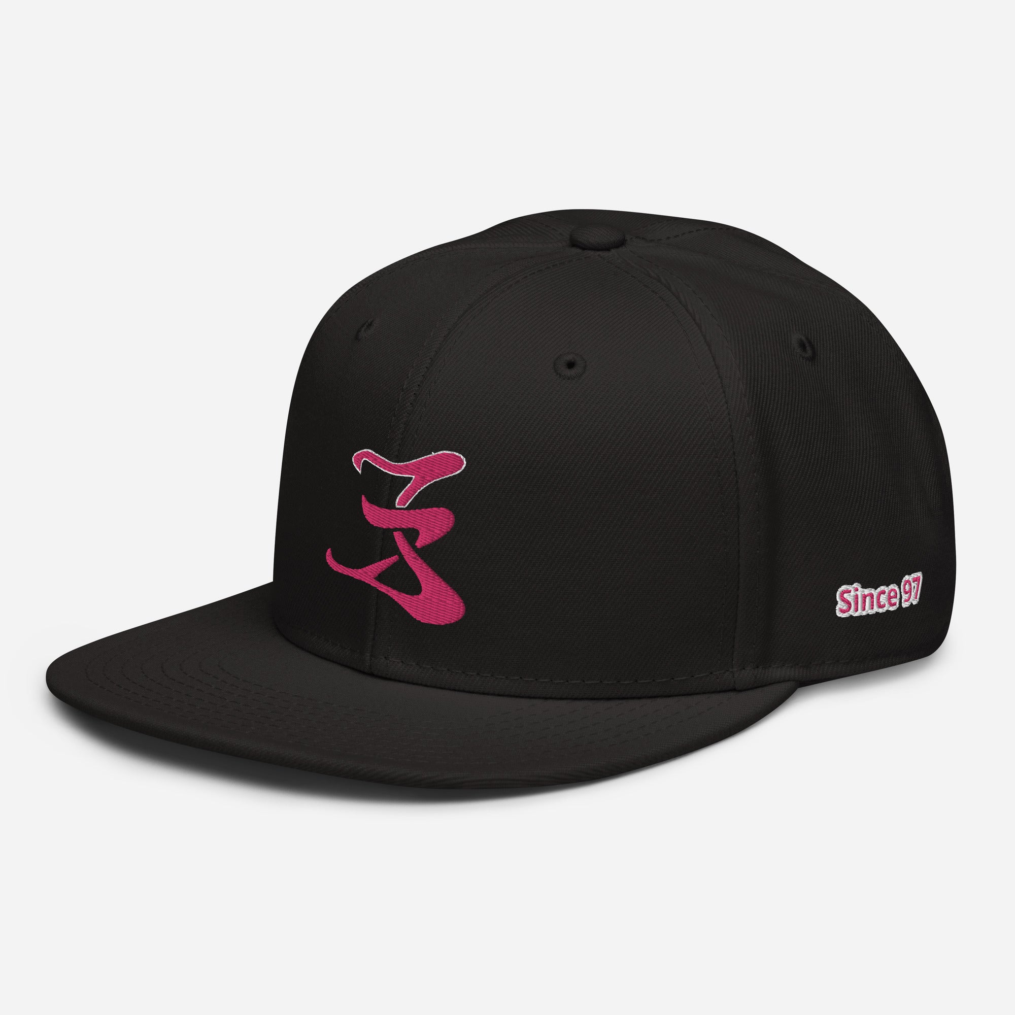 Snapback Hat Pink logo #1