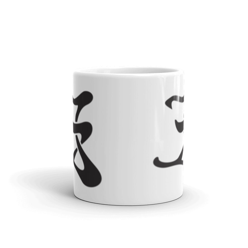 White glossy mug (logo #1)
