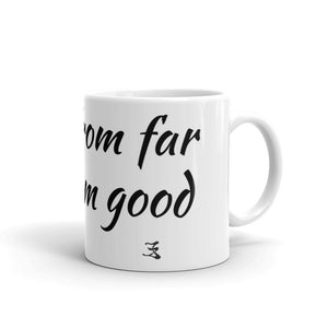 Open image in slideshow, White glossy mug (good from far far from good)
