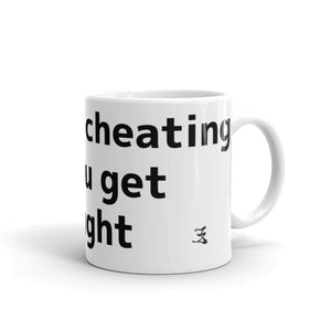 Open image in slideshow, White glossy mug (it&#39;s only cheating if you get caught)
