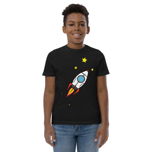 Open image in slideshow, Youth jersey t-shirt rocket
