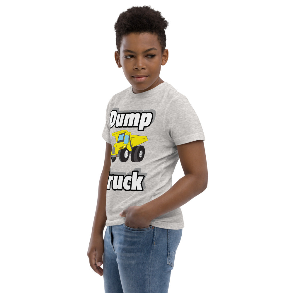 Youth jersey t-shirt dump truck